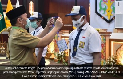 Setda Prov Kalteng Gubernur Kalteng Ajak Orang Tua Dan Wali Ajarkan Adaptasi Kebiasaan Baru Ke