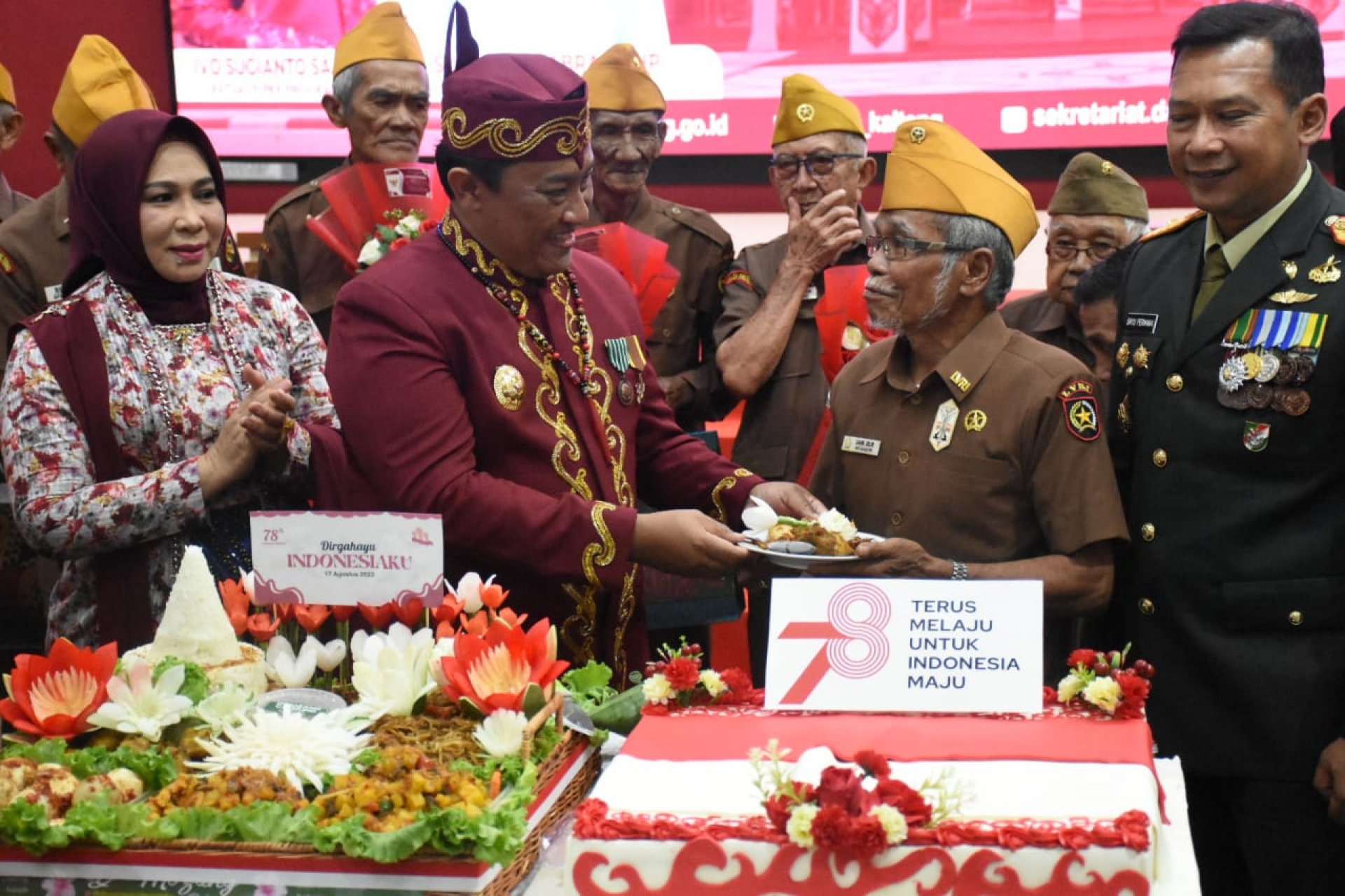 Wagub Hadiri Ramah Tamah Bersama Para Pejuang dan Veteran Kalteng