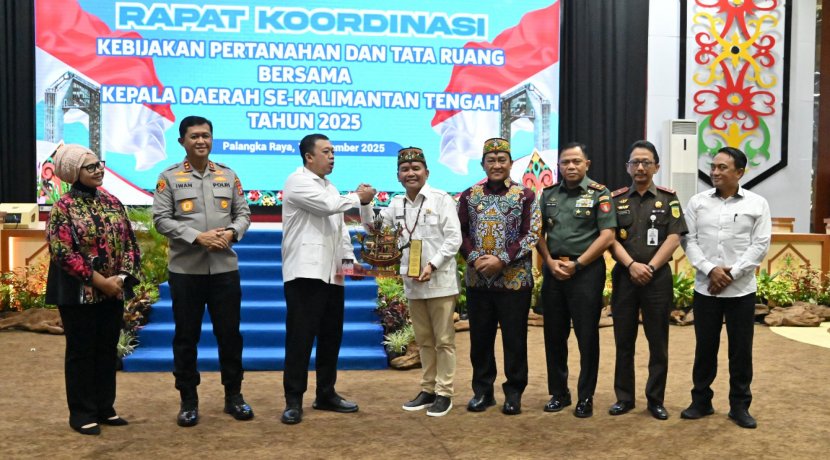 Gubernur Kalteng Agustiar Sabran Hadiri Rakor Kebijakan Pertanahan dan Tata Ruang bersama Menteri ATR BPN