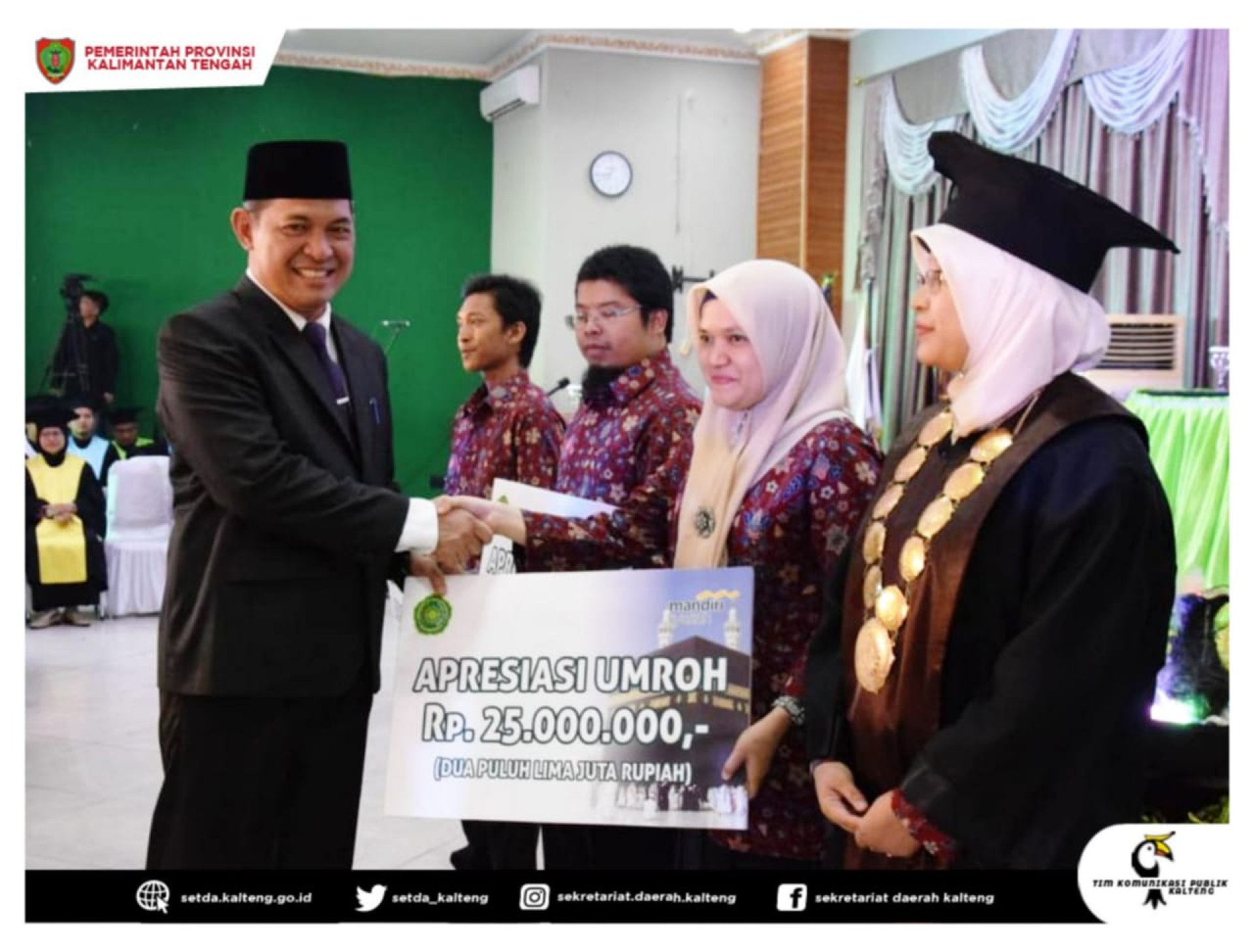 Kegiatan Wisuda Pascasarjana, Sarjana, dan Diploma Universitas Muhammadiyah Palangka Raya