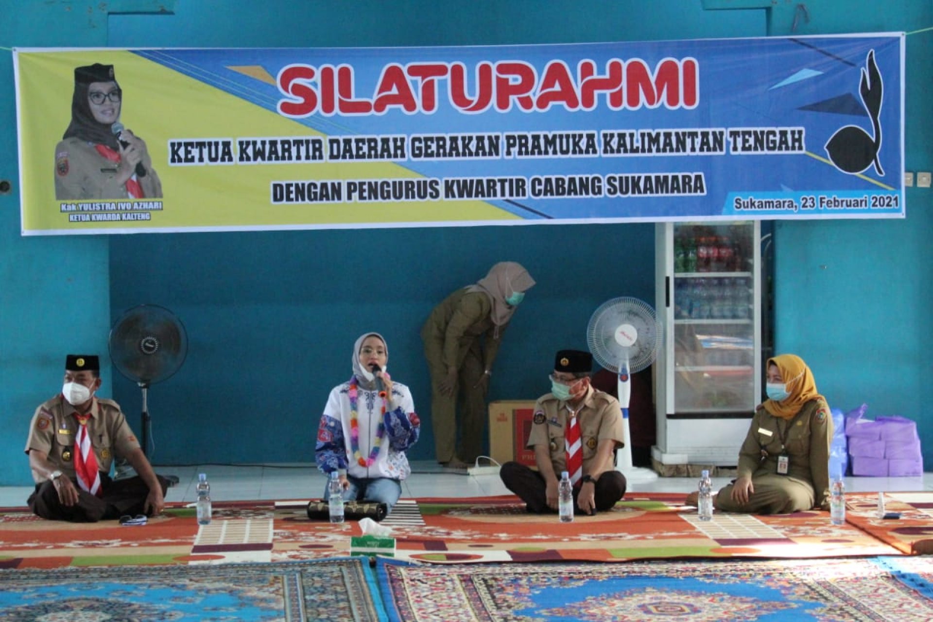 Ketua Kwarda Pramuka Kalteng Silaturahmi dengan Kwarcab Sukamara