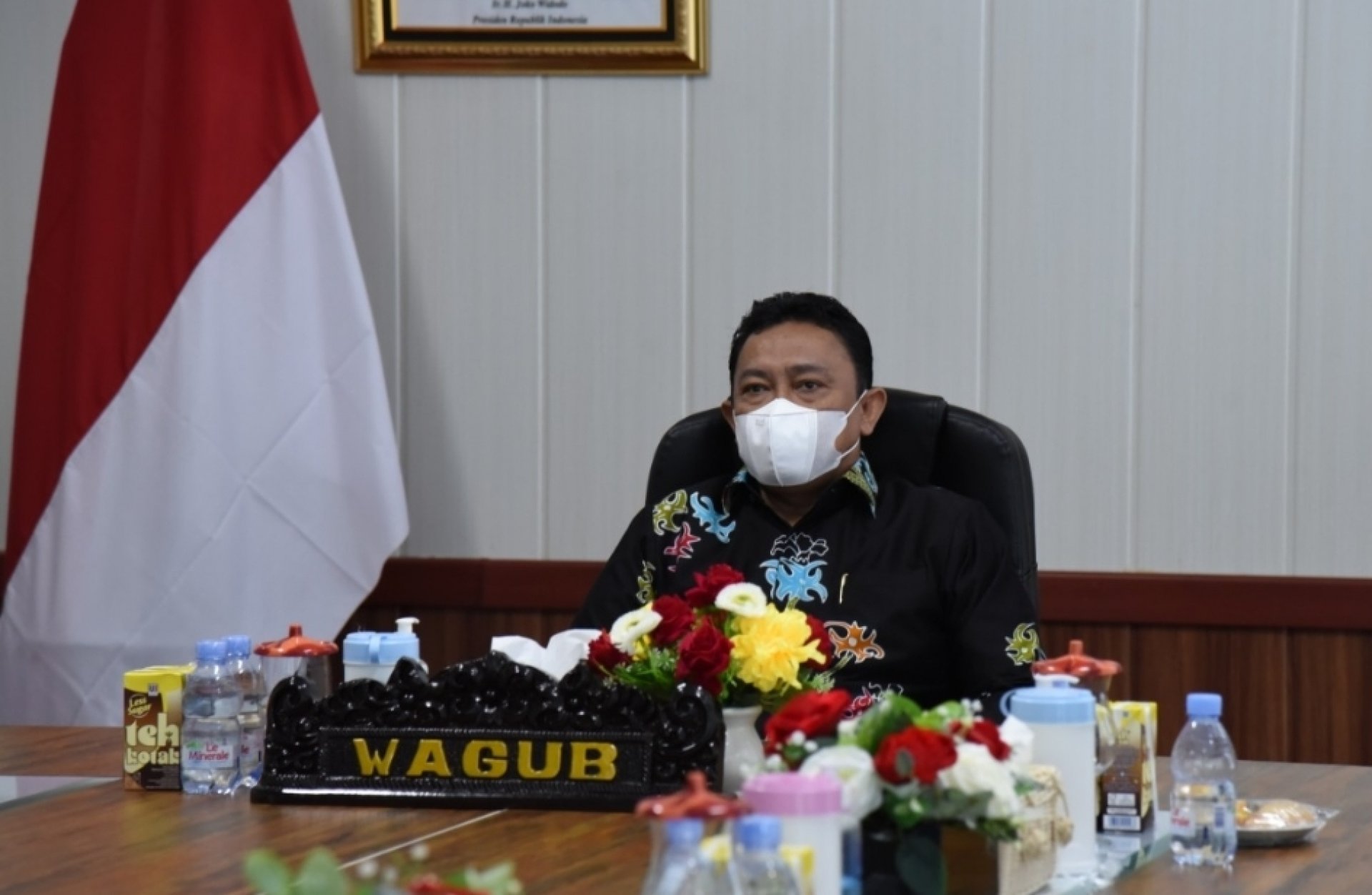 Wagub Kalteng Ikuti Launching Virtual Inpres 1/2022 tentang Optimalisasi Pelaksanaan Program JKN